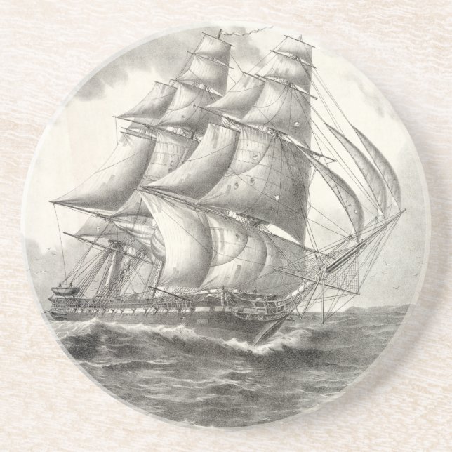 USS-konstitutionen Underlägg (Framsidan)