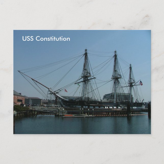 USS-konstitutionen Vykort (Framsida)
