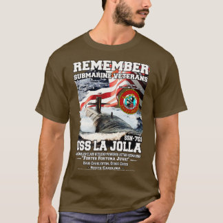 USS La Jolla SSN701 Submarine Veterans T Shirt
