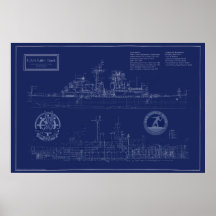 USS Little Rock ritning