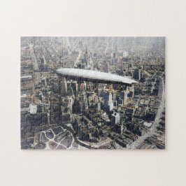 USS Los Angeles (ZR-3) Airship Over New York 1930 Pussel
