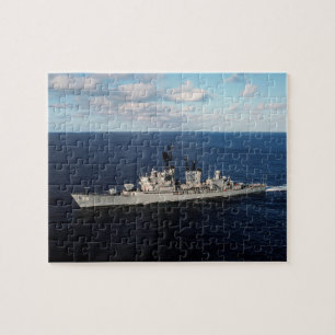 USS MacDonough - Vintage Nautical Förstörare Pussel