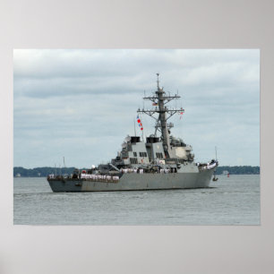 USS Mahan (GD 72) Poster