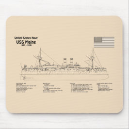 USS Maine - Frakt Blueprint Plans SD Musmatta