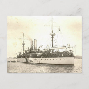 USS Maine i Havana Harbour Vykort