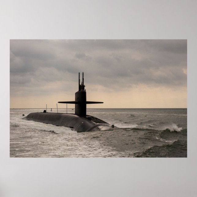 USS Maryland (SSBN 738) Poster (Framsidan)