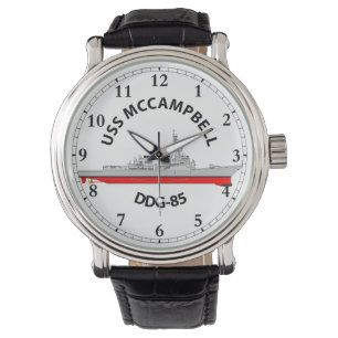 USS MCCAMPBELL - DDG-85 - ARLEIGH BURKE WATCH ARMBANDSUR