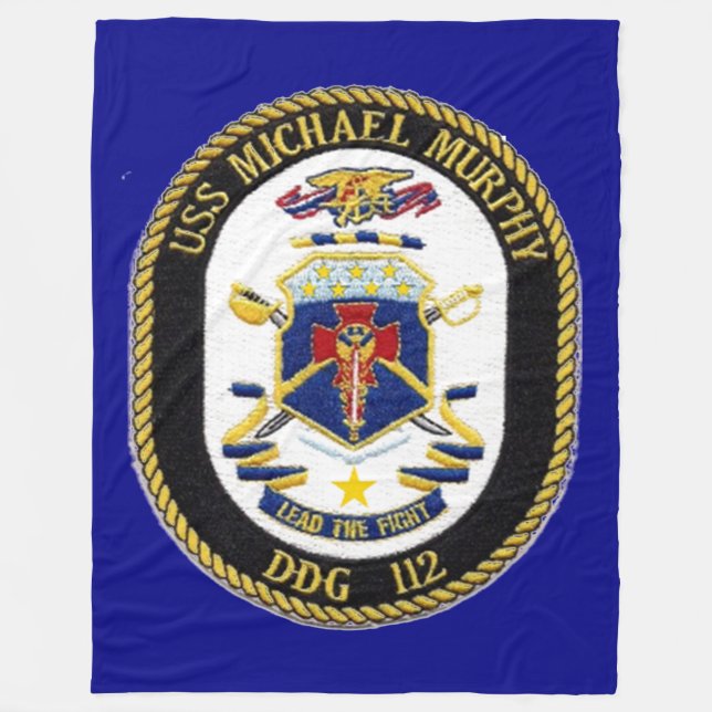 USS MICHAEL MURPHY FLEECE BLANKET (Framsidan)