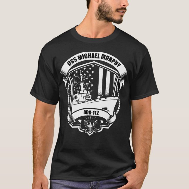 uss michael murphy t shirt (Framsida)