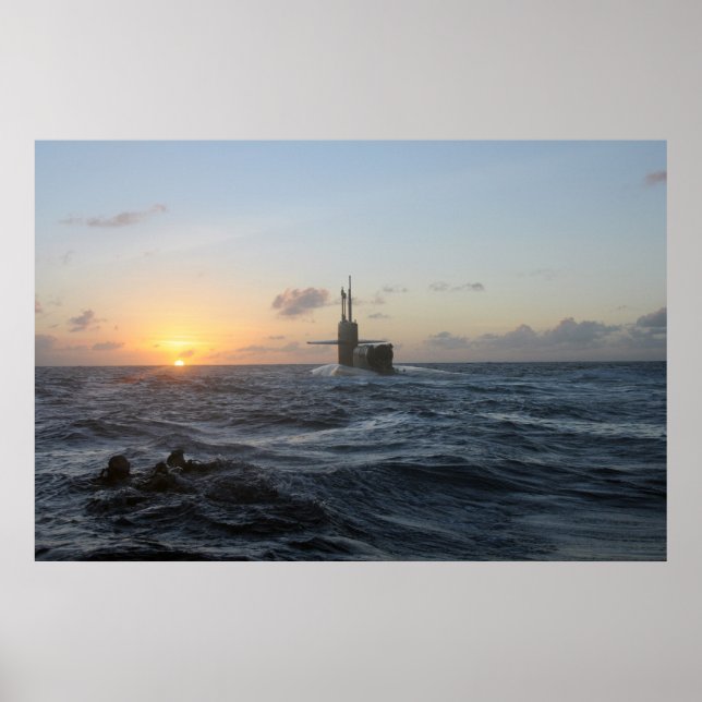 USS Michigan (SSGN 727) Poster (Framsidan)