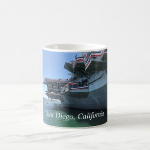 USS Midway in San Diego, California Kaffemugg