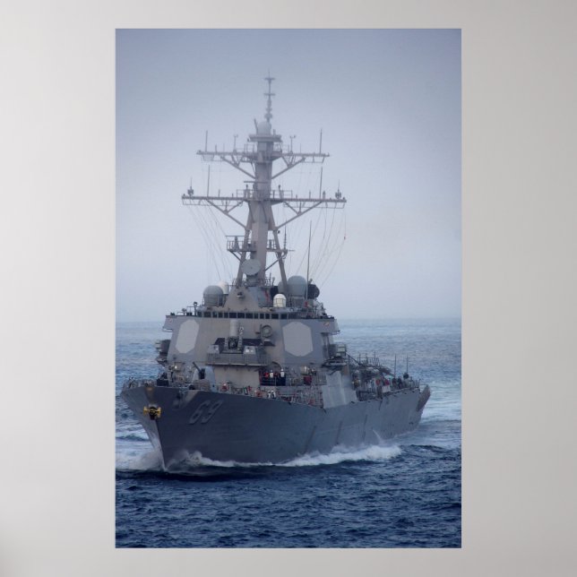 USS Milius (GD 69) Poster (Framsidan)