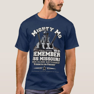 USS Missouri BB63 Battleship Navy Veterans T Shirt