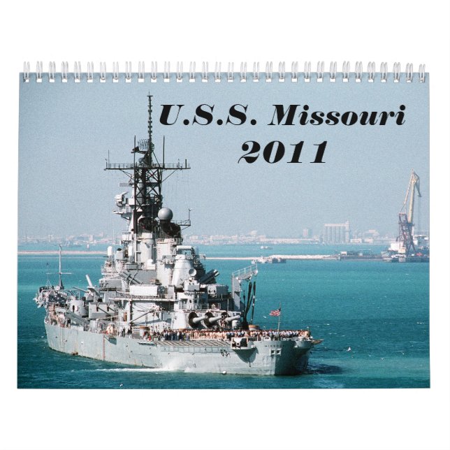 USS Missouri Calendar Kalender (Omslag)