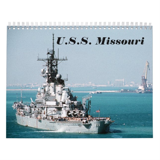 USS Missouri Calendar Kalender (Omslag)