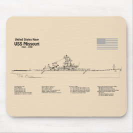 USS Missouri - Frakt Blueprint Plans SD Musmatta