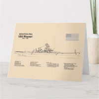 USS Missouri - Frakt Blueprint Plans SD