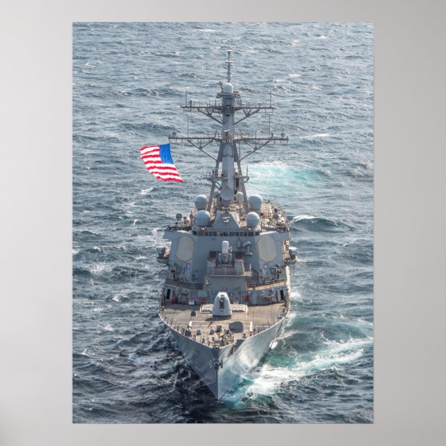 USS Mitscher (GD 57) Poster (Framsidan)