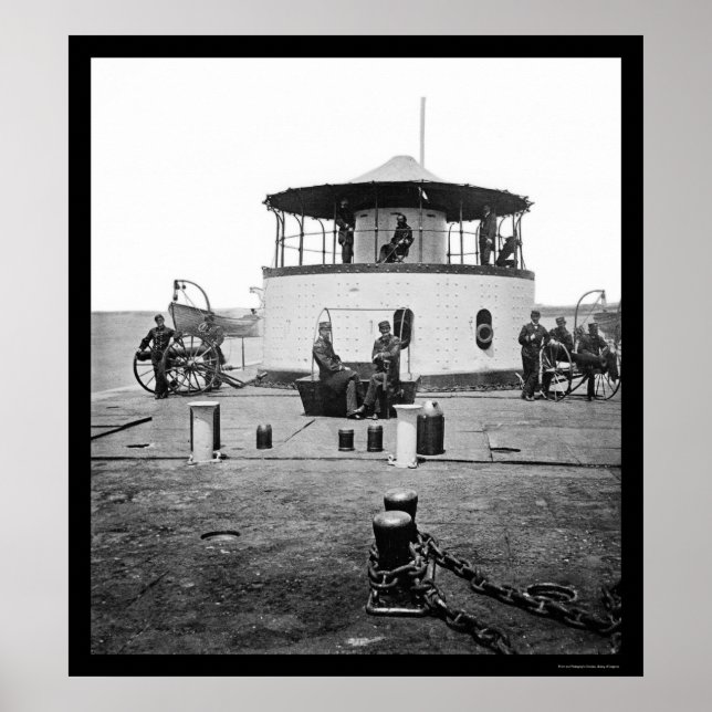 USS Monitor Catwledge in Charleston Harbour, SC 18 Poster (Framsidan)