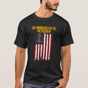 USS Monongahela AO 178 Frakt Ve för påfyllning av T Shirt