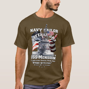 USS Monsoon PC4 Frakt för kustpatrullering T Shirt
