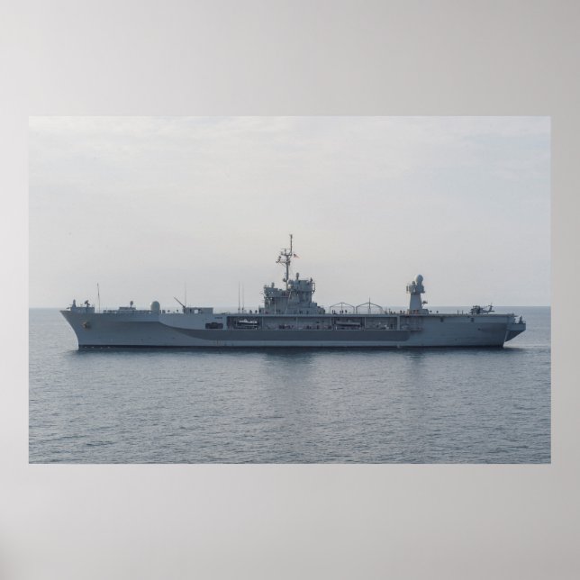 USS Mount Whitney (LCC 20) Poster (Framsidan)