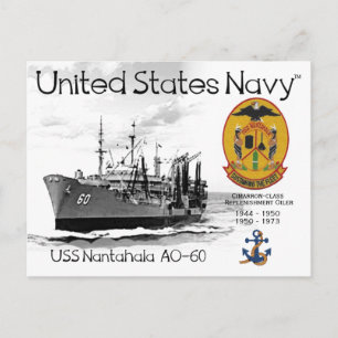 USS NANTAHALA AO-60 REPLENISHMENT OILER VYKORT