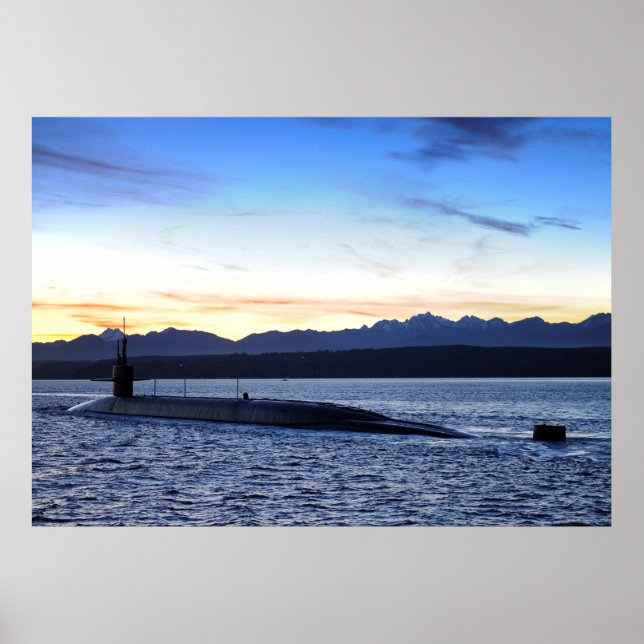 USS Nevada (SSBN 733) Poster (Framsidan)