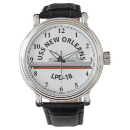 USS NEW ORLEANS, LPD-18, SAN ANTONIO WATCH ARMBANDSUR