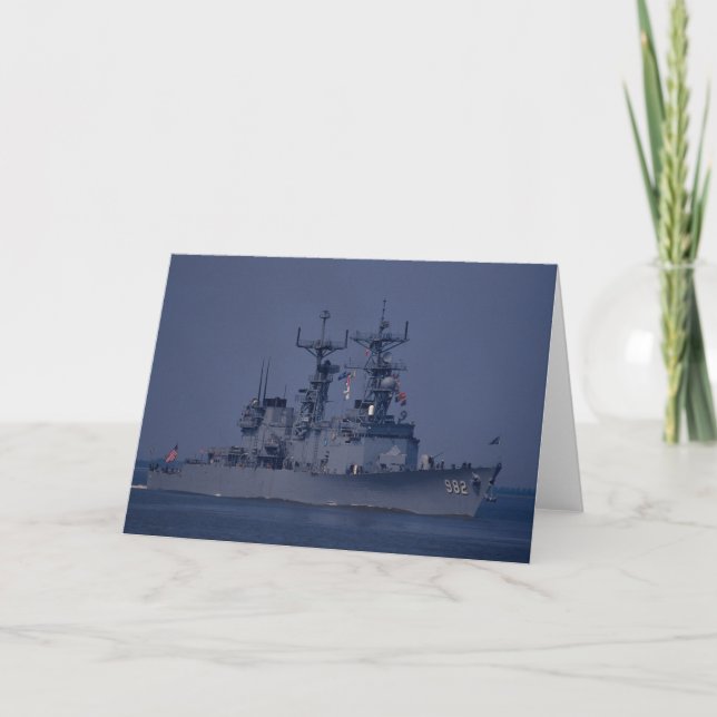 USS Nicholson’, förstörare i spruansklassen Kort (Framsida)