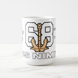 USS NIMITZ 68 ANCHOR MUGG