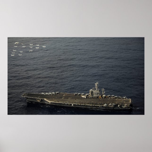 USS Nimitz (CVN 68) Poster (Framsidan)