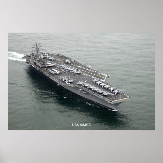 USS Nimitz Poster (Framsidan)