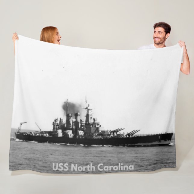 USS NORTH CAROLINA FLEECEFILT (På plats)