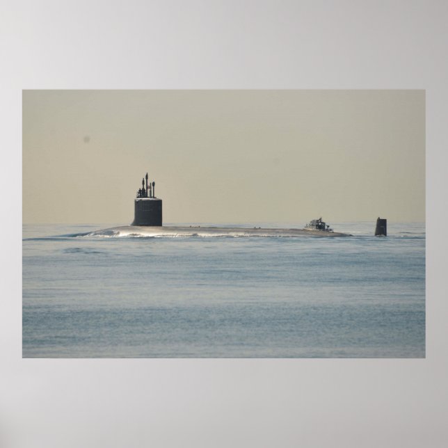 USS North Carolina (SSN 777) Poster (Framsidan)