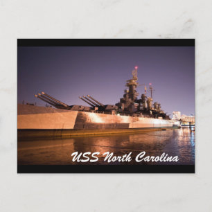USS North Carolina Vykort