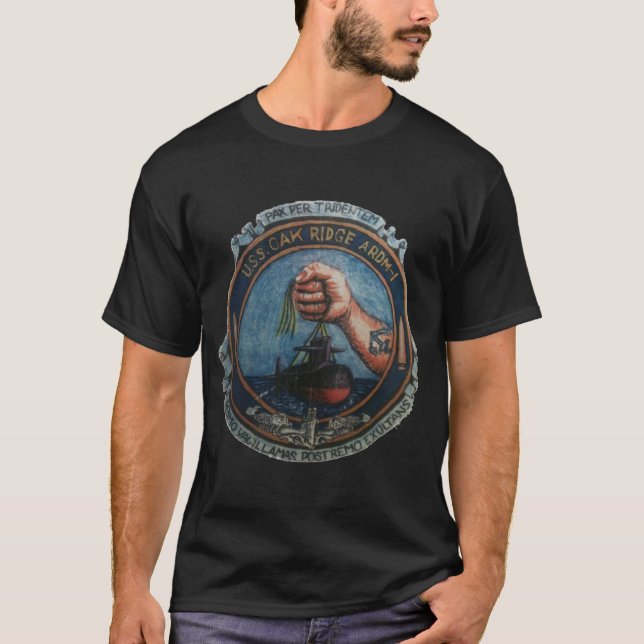 USS Oak Ridge ARDM-1 T-shirt (Framsida)