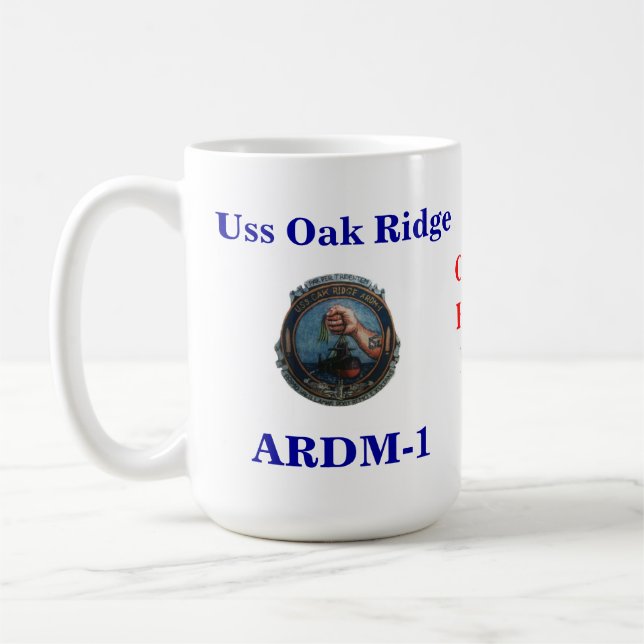 USS Oak Ridge ARDM-1MUGG Kaffemugg (Vänster)