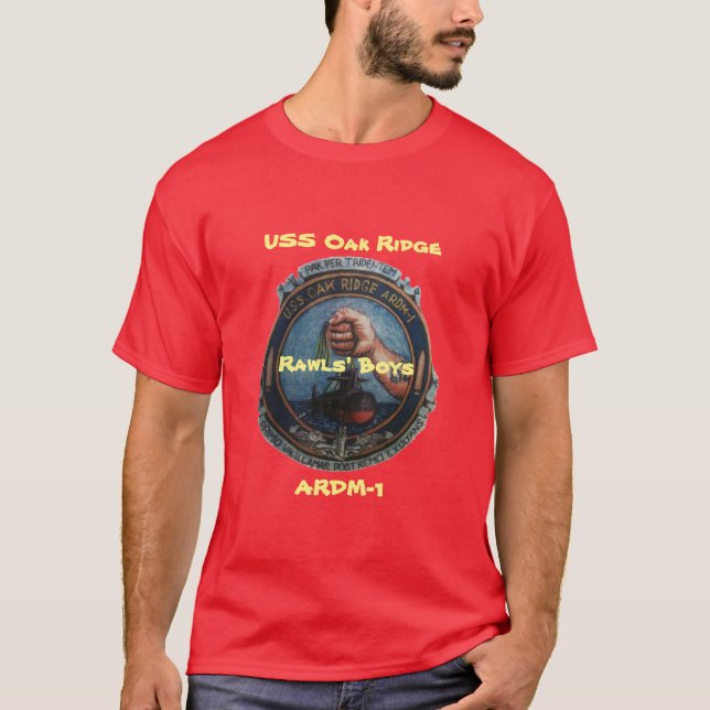 USS Oak Ridge, Rawls Boys T Shirt (Framsida)