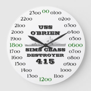 USS O'Brien (DD-415) Stor Klocka