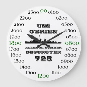 USS O'Brien (DD-725) Stor Klocka