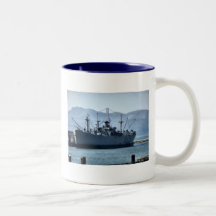 USS O'Brien Två-Tonad Mugg