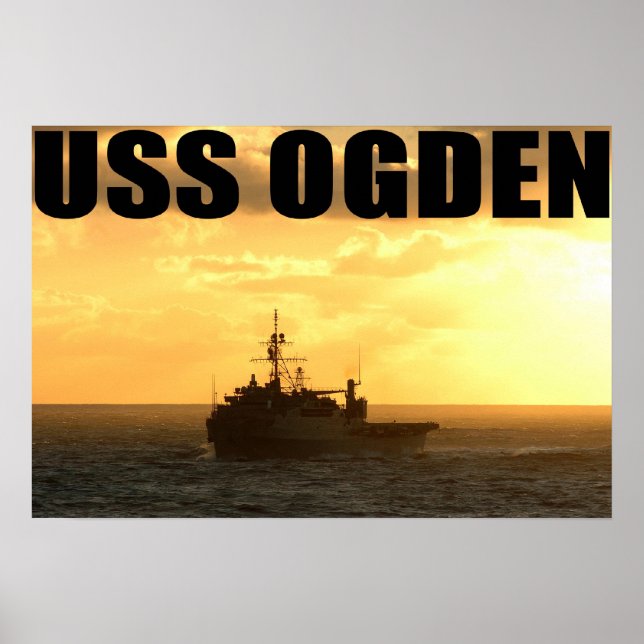 USS OGDEN POSTER (Framsidan)