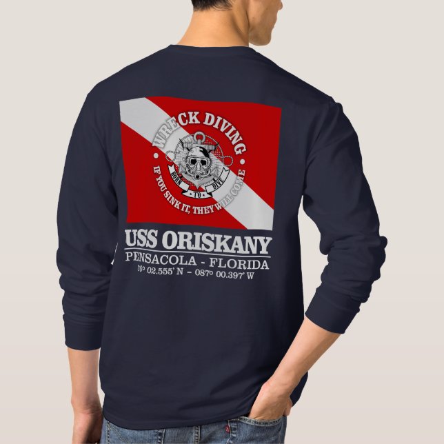 USS Oriskany (bästa vrak) Tee (Baksida)