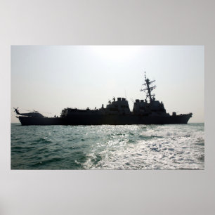 USS Oscar Austin (GD 79) Poster