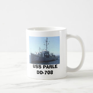 USS PARLE DD708 KAFFEMUGG