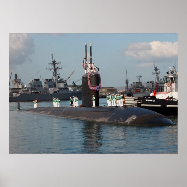 USS Pasadena (SSN 752) Poster (Framsidan)