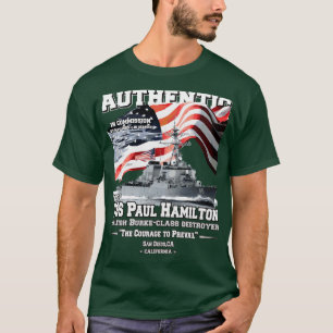 USS Paul DDG60 Arleigh Burkeclass förstörare T Shirt