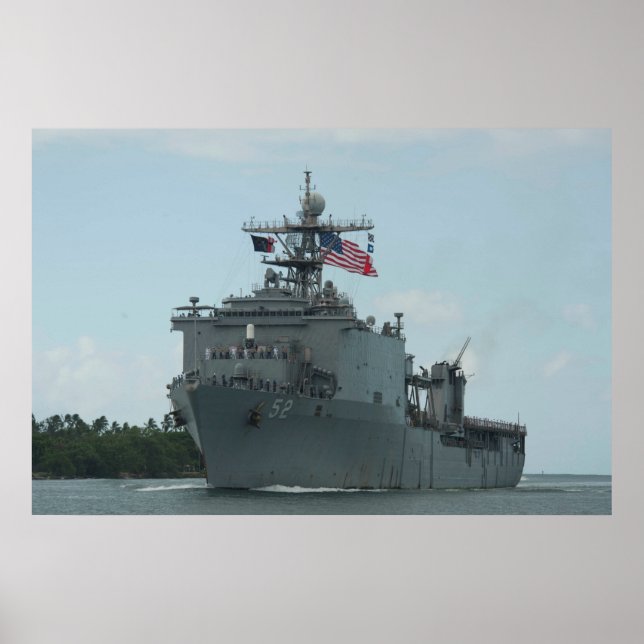 USS Pearl Harbour (LSD 52) Poster (Framsidan)