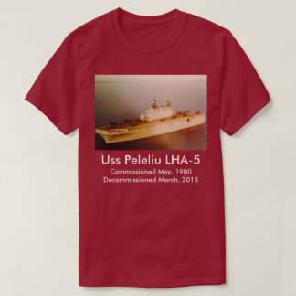 USS Peleliu LHA-5 utslagsplatsskjorta T-shirt